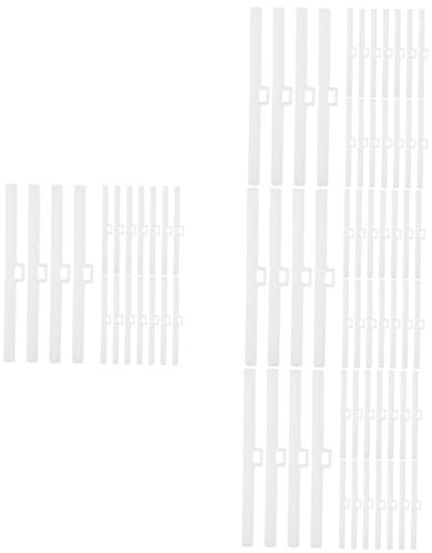 TOPBATHY 120 Stück Hängende Vorhangstücke Jalousienaufhänger Lamellen Fensterlamellenhalter Fensterjalousien Reparaturaufhänger Jalousienfixierer Aufhänger Jalousienhalter
