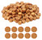 Mynoozi 100 Stücke Siegelwachs Perlen Gold, Wachssiegel Wachs Achteckig Perlen für Vintage Siegellack und Einladungen, Karten, Umschläge, Weinpakete, Paket Geschenk