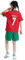 ISHWARA Portugue Nr. 7 personalisiertes Trikot-Set für Herren und Mädchen mit Namen und Nummer, Team-Logo, individuelles Fußballtrikot für Jungen, Trainingsanzug