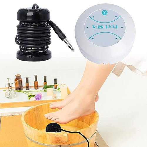 SULQING Negative Ionen Fuß Detox Spa Gerät, Mini Fuß SPA Massage Instrument Für Mann Frauen Gesundheitspflege Werkzeuge, Verbessert Das Schlafgleichgewicht