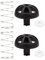 2 Pack Coffee Brew Basket Spring Loaded Stopper Kits Coffee Machine Accessory Coffee Part Suitable for Various Models