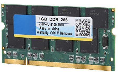POENVFPO 1g Laptop RAM DDR PC-2100 266 MHz Memoria del Computer Portatile Ad Alte Prestazioni per Notebook/Facile da Usare e Durevole