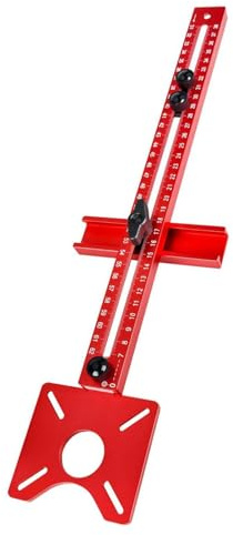 Fräsrillenhalterung, 4 in 1 Router Fräsrillenhalterung Metrische Oberfräse Kreisschneidevorrichtung für Oberfräsenwerkzeug (fräsrillenhalterung)