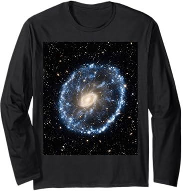 Cartwheel Galaxy Ring Astronomie Weltraumliebhaber Langarmshirt