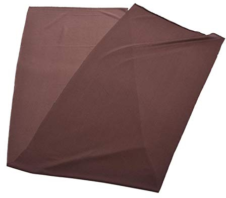 Richer-R Tissu Acoustique, 1.7 m x 0.5 m Haut-Parleur Grille Tissu Antipoussière Housse De Protection(Brun)