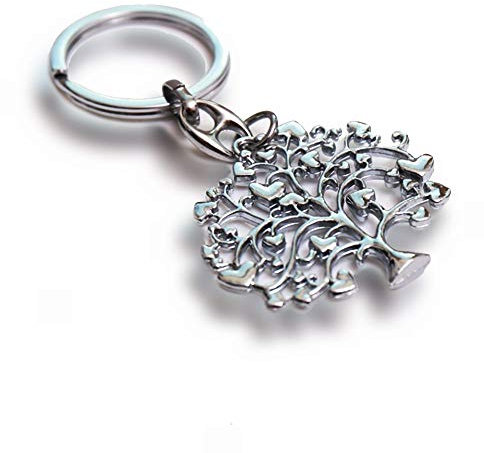 GreenFord Portachiave Matrimonio Albero della Vita Cuori Chrome Kit 10 PZ (153)