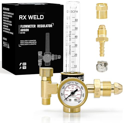 RX Weld Argon/CO2-Regler, Mig Tig Durchflussmesser, Gasregler, Messgerät, Schweißschweißen