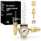 RX WELD Argon/CO2 Regulator, Mig Tig Flow Meter Gas Regulator Gauge Welding Weld