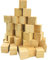 Fycooler 70Stück Holzwürfel 2x2cm Bastelwürfel, Natürlich Unfertige Holzblöcke - Puzzle Holzwürfel Blanko Deko Holz Basteln Holz Quadrat Würfel zum Basteln Bemalen DIY Handwerk Dekoration