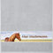 Manutextur Handtuch mit Namen - personalisiert - Motiv Tiere - Pferd - viele Farben & Motive - Dusch-Handtuch - hellgrau - Größe 50x100 cm - persönliches Geschenk mit Wunsch-Motiv und Wunsch-Name