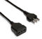 Velamp Prolunga elettrica da 10 metri – Spina grande (16A) e presa bipasso grande/piccola da (10A/16A) - Ideale per collegare gli apparati domestici – Colore nero