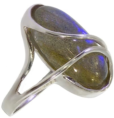 Artipol Ring mit echter Rosenquarz europeische Produktion franz.Stil - Schmuck silbern-rhodiniert - Ref 34-23 - größe 52 (16.6)
