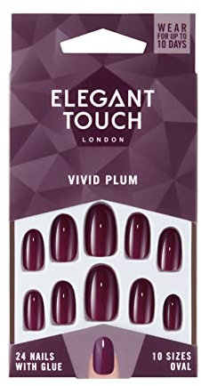 Elegant Touch Core Colour Nails Vivid Plum