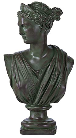 Midremer Griechische Statue von Diana, Klassische römische griechische Mythologie, Kopfbüste, Kunstharz-Skulptur, Figuren für Zuhause, Couchtisch, Büro, Bücherregal, Dekoration, Skizze, Praxis