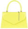 Girly Handbags Lack-Clutch-Tasche, Handtasche, kleines Hartschalenetui für Damen Gelb