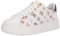 GUESS Denesa Sneaker für Damen, Weißes Logo, Mehrfarbig, 39 EU