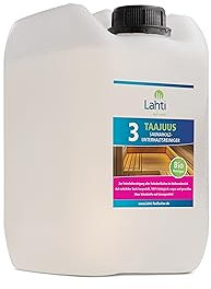 Lahti 3 TAAJUUS - SaunaHolz-Unterhaltsreiniger - Unterhaltsreiniger für die wöchentliche Pflege Ihrer Sauna (5 Liter)