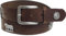 Harrys-Collection Herren Hochwertiger Trachtengürtel mit Edelweiß und Kuhmotiv, Bundweite:Bundweite 100 = Gesamtlänge 114, Farben:dunkelbraun