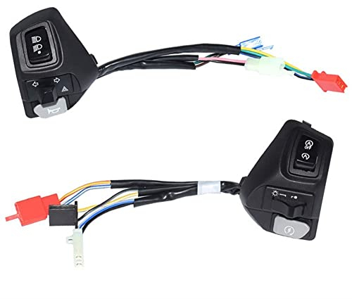VAEVEN Lenkerschalter Motorrad 7/8 Lenkerschalter Hupe Blinker Scheinwerfer Elektrostarter Druckknopf Für Yam&aha AEROX-155