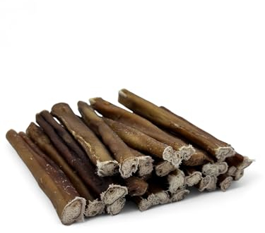 Sam Snack Nervo di toro/verga di toro 100% naturale 25 PZ 15 CM masticativi premium per cani prodotto in Italia adatto a dieta BARF PEZZI SPESSI