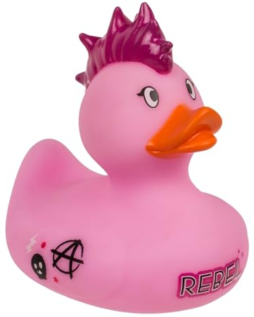 Punk Badeente mit Irokesenschnitt
