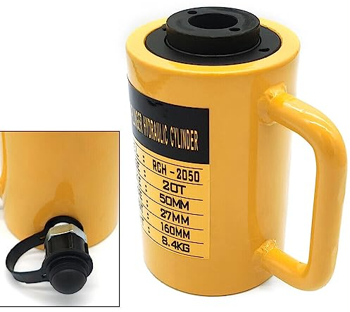20T 160Mm Hub Hohlzylinder Hydraulikzylinder Hohlkolbenzylinder Kolbenweg Jack Hohl Single Acting Hydraulic Ram Cylinder Einzelwirkender Arbeitshub Geraderichten FüR GebäUde Und BrüCken