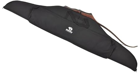BEARPAW PRODUCTS Bogentasche Recurve Deluxe - Schutztasche Schwarz für Bogen Bogenschießen Bogenschutz aus wasserabweisendem Nylon Bogenhülle Zubehörtasche Zubehör für Bogensport