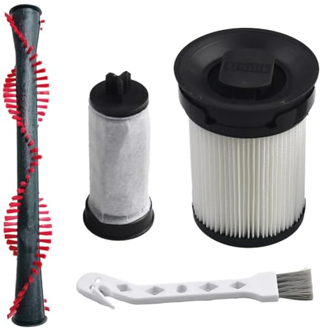 Donkivvy Replacement Fine Dust Filters & Main Roller Brush Compatible with for MIELE Triflex HX1 Series Cat & Dog Cordless Vacuums, Replace Part 9178017731