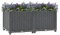 NITCA Fioriere da Esterno, Fioriera da Balcone, Fioriera da Interno, Fioriera Rialzata 80x40x38 cm in Polipropilene