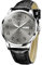 Taxau Herren Armbanduhr Lederarmband Großes Ziffernblatt Herrenuhren Wasserdicht Herrenarmbanduhren Armbanduhr Leder Herren Leicht zu Lesen Grey Men Watches Big Face