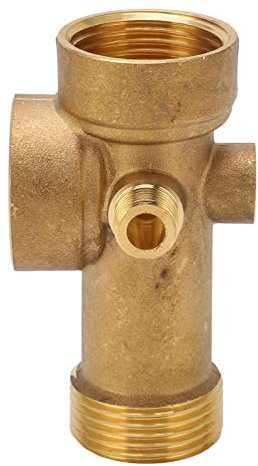 Raccord de Tuyau en Laiton Connecteur 5 Voies, Connecteur de Pipeline G1 G1/4 pour l'eau, le Pétrole et le Gaz dans la Cuisine et la Salle de Bain