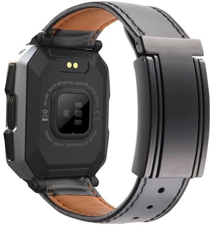 Lederarmband Kompatibel mit Kospet Tank M3/ M2/ M3 Ultra 22mm Armband Premium Echte Lederband mit Magnetisch Schließe Outdoor Sports Ersatzarmband für Kospet Tank M3/ M2/ M3 Ultra 22mm Armband (2)
