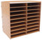 9 Stöckige Dokumentenablage,Briefablage Dokumentenablage Schubladenbox Goldene Eiche für Studium, Zuhause, Büro, Studio 51.8 * 33 * 49cm Gold