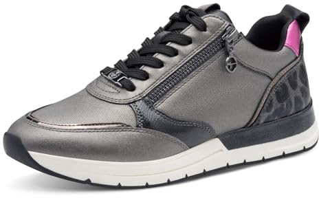 Tamaris Femme Damen Sneaker Low 1-23732-41 Basket, Pewter Comb, 39 EU