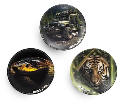 Belmil Patches mit Klettverschluss Set 3-teilig- kompatibel mit Schulranzen Comfy/Smarty (Adventure)