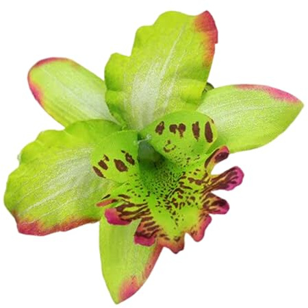 YIBOZI Orchideen-Haarnadel, leicht, Stoff, Haarspange, langlebig, Haarnadel, Blumenform, Haarspangen, handgefertigtes Haar-Zubehör