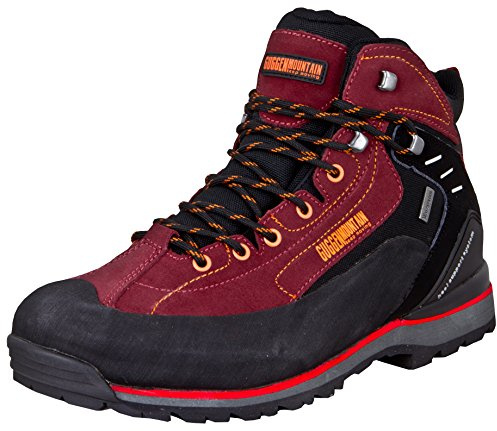 GUGGEN Mountain PM020 Damen Herren Trekking-& Wanderstiefel Wanderschuhe Trekkingschuhe Outdoorschuhe wasserdicht mit Membran und Wildleder