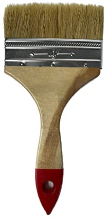 6X Lackierpinsel Lasuren 100mm Maler Pinsel Flachpinsel Chinaborste