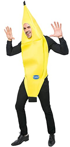 Spooktacular Creations Unisex Bananen Kostüm Erwachsene Attraktiv Deluxe Set für Halloween Karnevalskostüme Dress Up Party Verkleidung und Rollenspiel Cosplay (Gelb, X-Large)