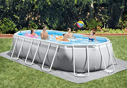 vidaXL Intex Prism Frame Swimmingpool-Set Oval 503 x 274 x 122 cm 26796GN