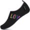 SAGUARO Aquaschuhe Herren Badeschuhe Damen Schnell Trocken Wasserschuhe Schwarz Gr.38/39