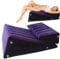 Sexkissen-Set, 2-teilig, Sexhilfe, Sofa, aufblasbar, magisches Sofa, Kombination, Dreieckskissen, stützende Keilhaltung, vielseitiges Kissen, Spielzeug, Körperstützkissen für Paare