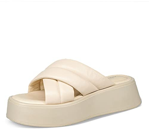 Vagabond 5334-201-02 Courtney - Damen Schuhe Pantoletten - Off-White, Größe:39 EU