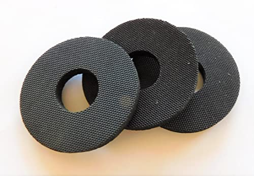10 Stück Moosgummi M6 20 mm x 7 mm x 4 mm Manufaktur Martinshof Unterlegscheibe Kork, NBR, Silikon, Mossgummi Unterlegscheibe Gummi