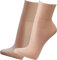 WOWERAT Wellness-Feinsöckchen Spezial-Komfortbund - ohne Gummidruck, mit Glanzeffekt, 33dtex = 30den, 5 Paar/ 1 Farbe (Gr. one-size, 5er-Bündel: make up)
