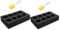 Hawetico 2x Foam Cup Glass Holders - Reinforced Dark Grey Sponge Foam Holds 8 Mugs, Sturdy, for Caravans, Camping, Boats, Motorhomes-Complete with Sponge Cup Brush