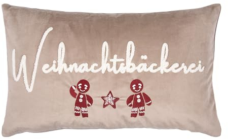 PAD Concept Dekokissen Ginger, 35 x 60 cm, Taupe, Größe:35 x 60 cm