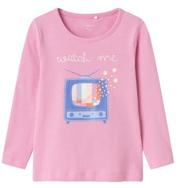 NAME IT Longsleeve mit Print Fuchsia Pink 92