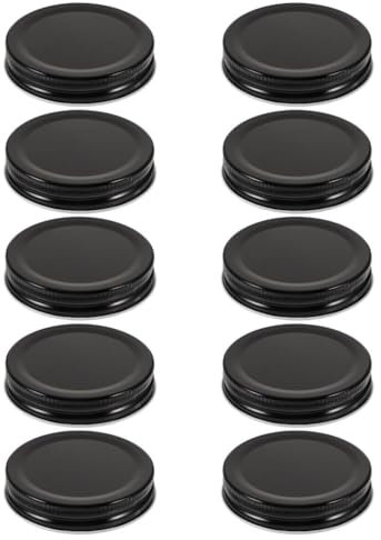 PRETYZOOM 10 Stück Einmachglasdeckel Mit Breiter Öffnung Einmachdeckel Normale Öffnung Für Kugel-Kerr-Gläser