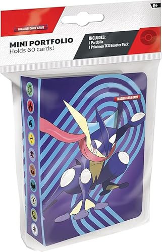 Mini Portfolio + Stellar Crown Booster-Pack (Englisch) | Sammelalbum für 60 Karten + Heartforcards® Versandschutz